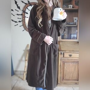 Lauren Ralph Lauren long Brown robe womens Size Small